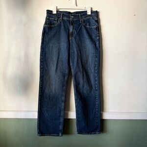 GAP Women’s 90s Loose Mid Rise Jeans in Deep Blue